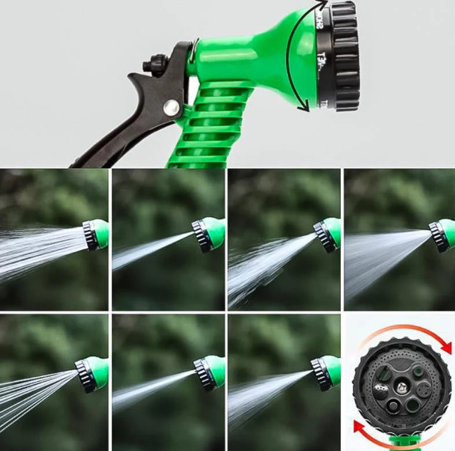 Поливальний шланг на котушці 10 метрів з розпилювачем BB-4208 - мініатюра 6