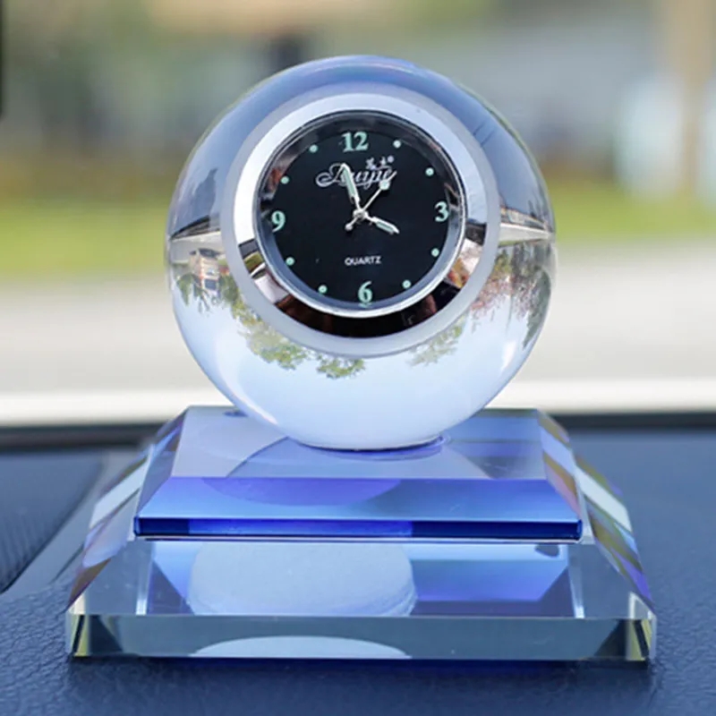 Годинники стрілочні Кришталева куля з ароматизатором для дому та автомобіля - мініатюра 3