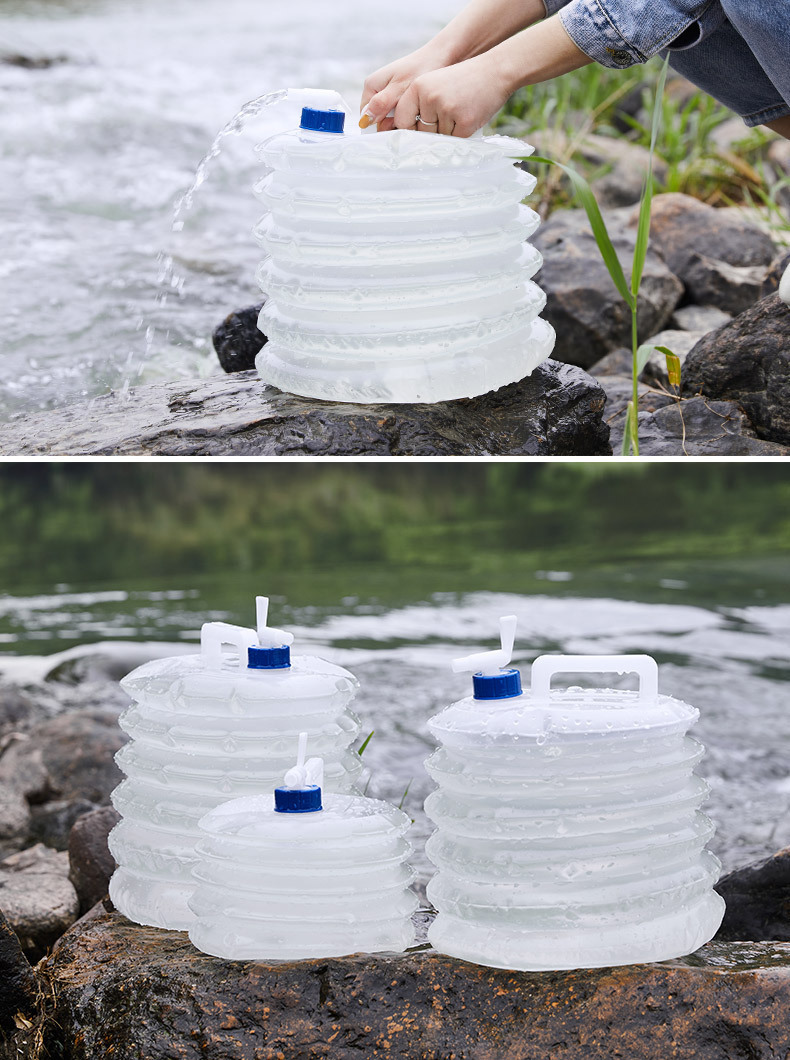 Складна каністра для води з краном, 10 л - мініатюра 4