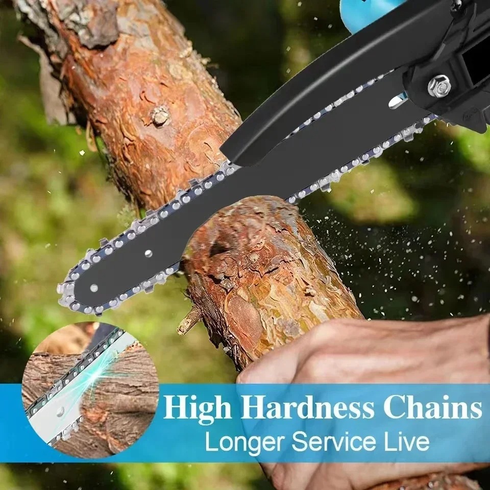 Акумуляторна міні пила DUC155 48V, 2 акумулятори в комплекті Chain Saw 6 - мініатюра 6