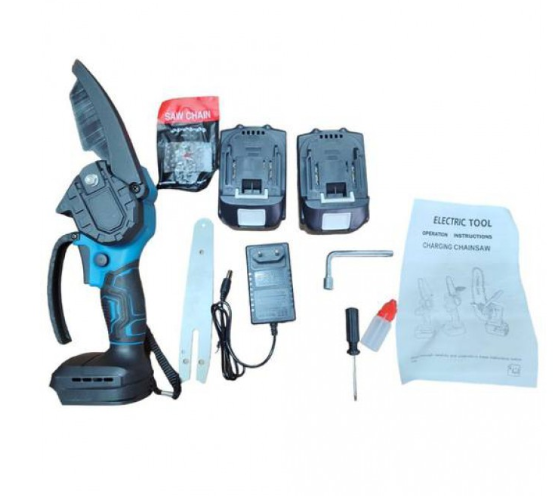 Акумуляторна міні пила DUC155 48V, 2 акумулятори в комплекті Chain Saw 6 - мініатюра 7