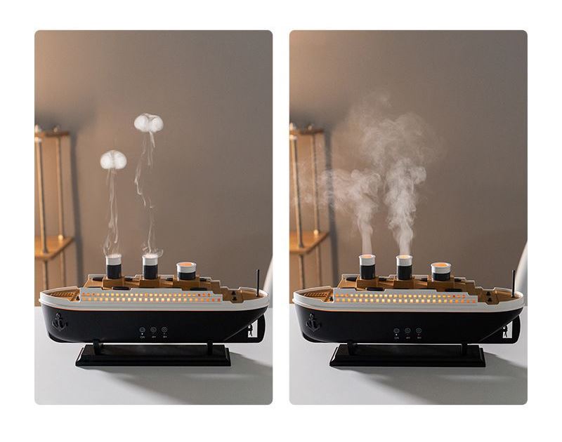 Зволожувач повітря Корабель ∙ Ультразвуковий дифузор з таймером, підсвічуванням та пультом ДУ - мініатюра 3