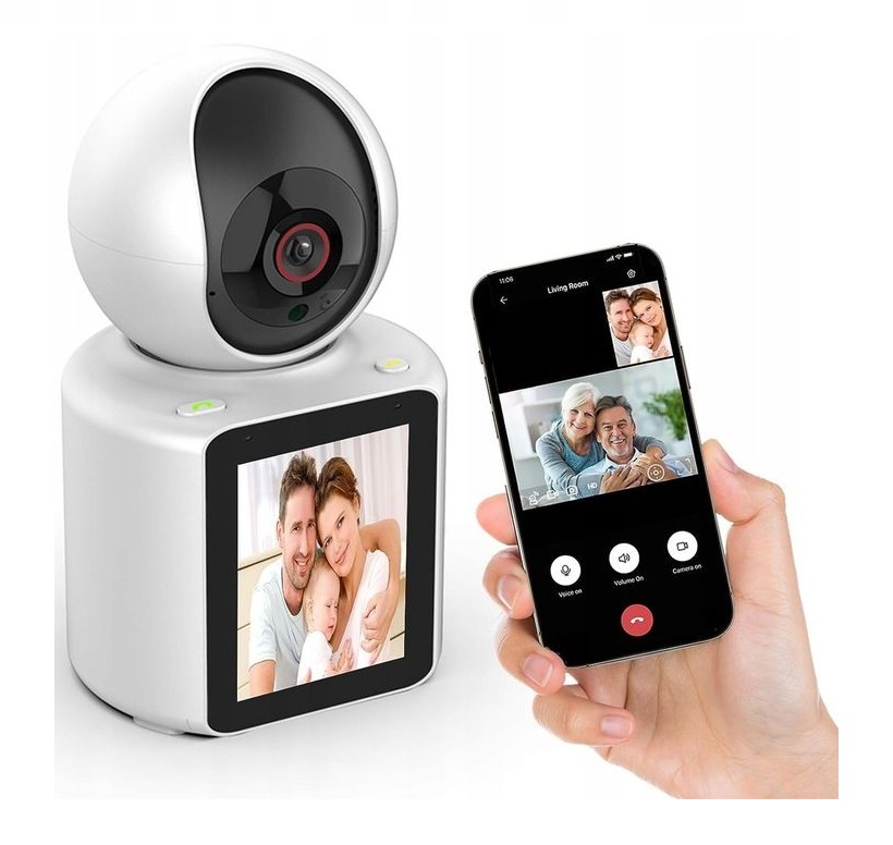 Бездротова поворотна камера - Відеоняня C31 з екраном, функцією відеодзвінка та автоматичного стеження · Інтелектуальна Wi-Fi камера відеоспостереження