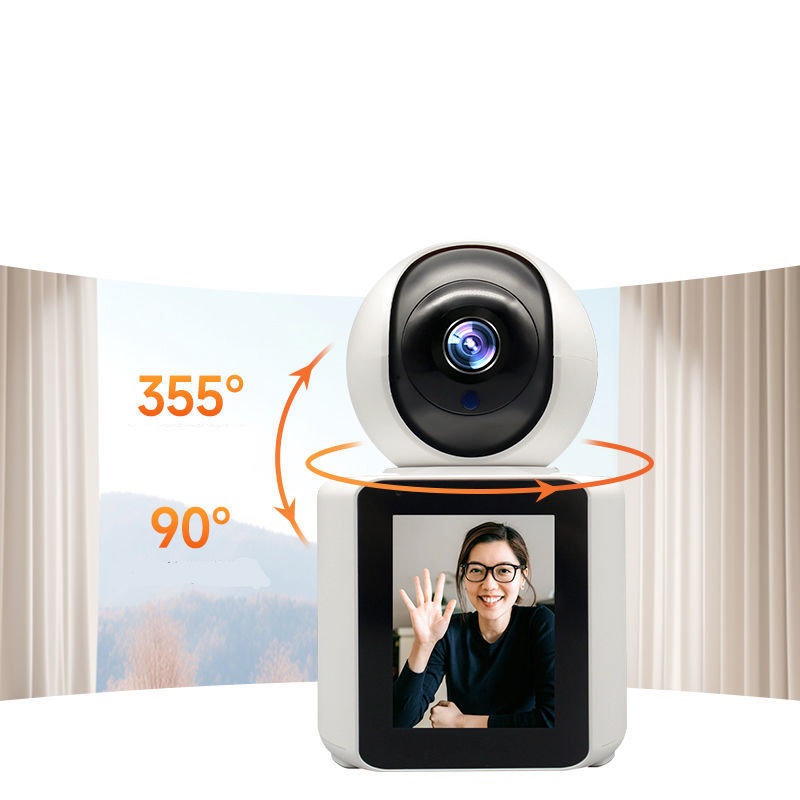 Бездротова поворотна камера - Відеоняня C31 з екраном, функцією відеодзвінка та автоматичного стеження - мініатюра 8