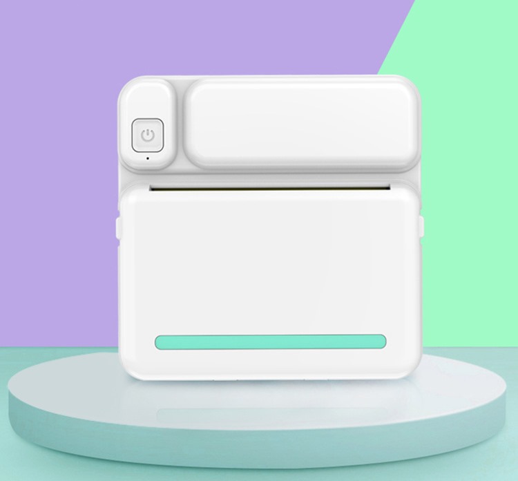 Портативний принтер моментального друку C19 Дитячий бездротовий Bluetooth термопринтер для друку етикеток та наклейок - мініатюра 2