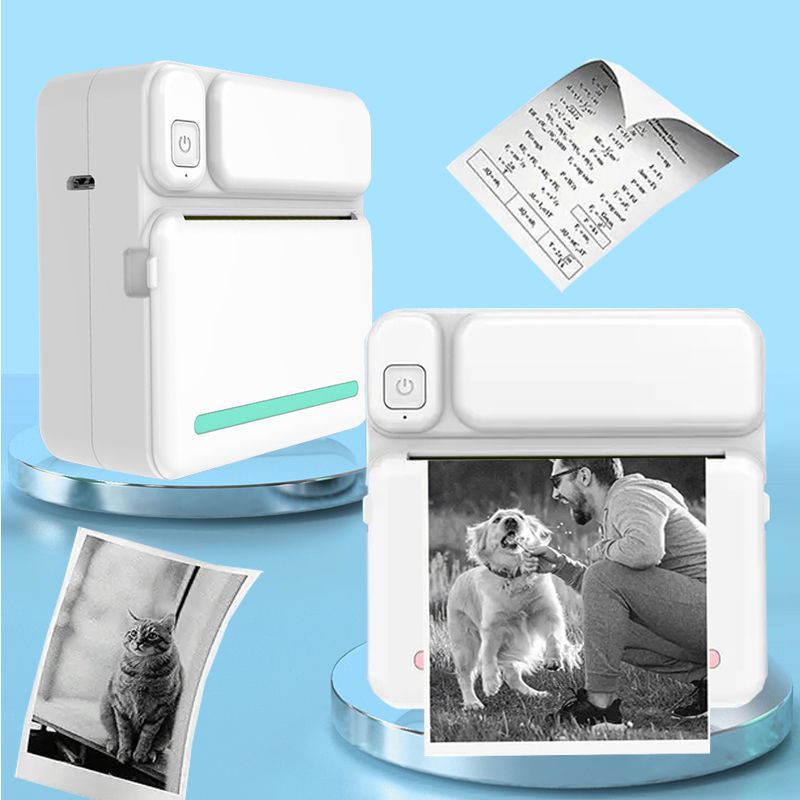Портативний принтер моментального друку C19 Дитячий бездротовий Bluetooth термопринтер для друку етикеток та наклейок - мініатюра 3