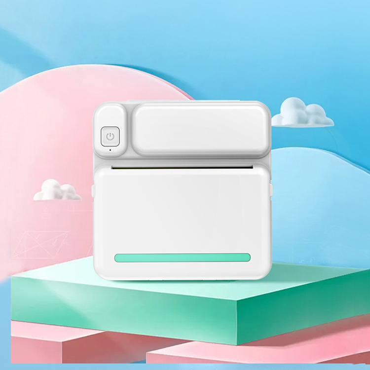 Портативний принтер моментального друку C19 Дитячий бездротовий Bluetooth термопринтер для друку етикеток та наклейок - мініатюра 4