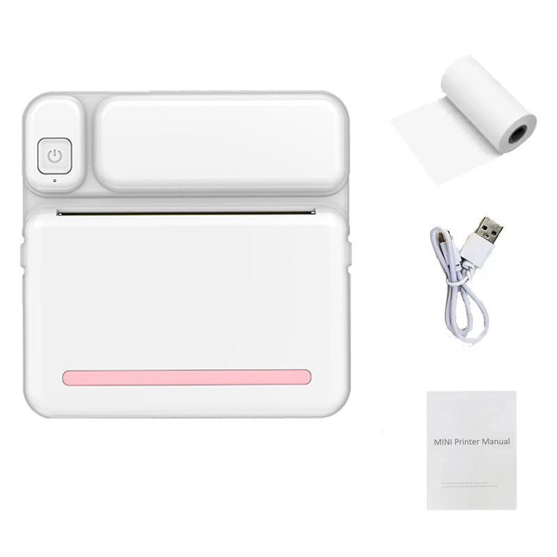 Портативний принтер моментального друку C19 Дитячий бездротовий Bluetooth термопринтер для друку етикеток та наклейок - мініатюра 5