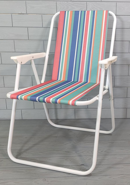 Розкладний стільчик-крісло для кемпінгу з підлокітниками - мініатюра 2