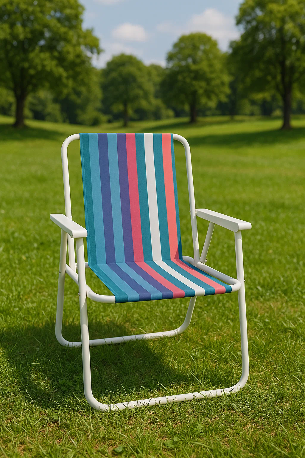 Розкладний стільчик-крісло для кемпінгу з підлокітниками - мініатюра 4