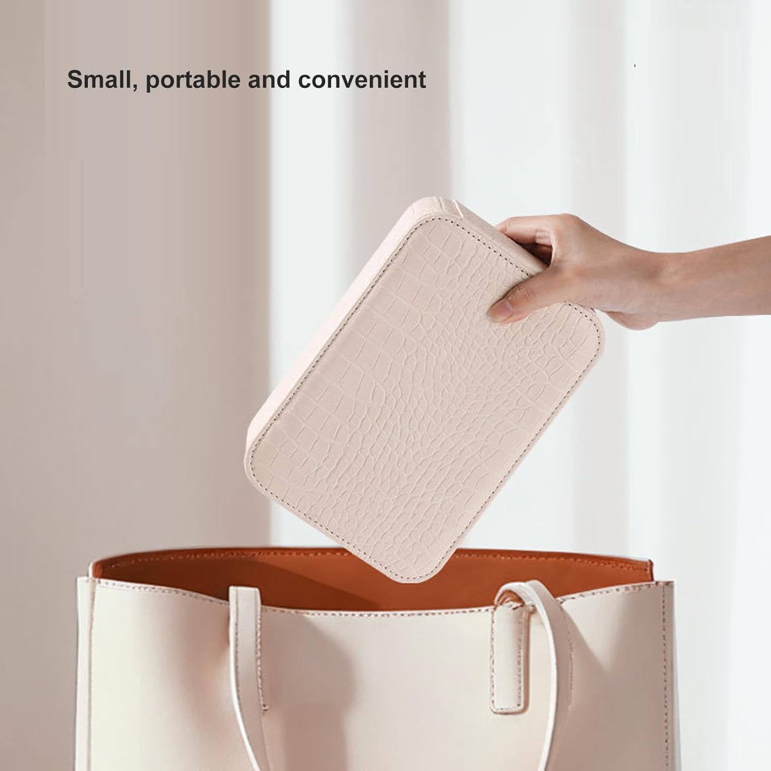 Косметичка з підсвіткою та дзеркалом для макіяжу - мініатюра 4