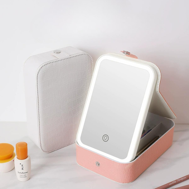 Косметичка з підсвіткою та дзеркалом для макіяжу - мініатюра 7