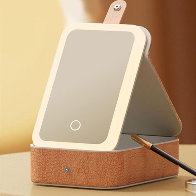 Косметичка з підсвіткою та дзеркалом для макіяжу - мініатюра 9