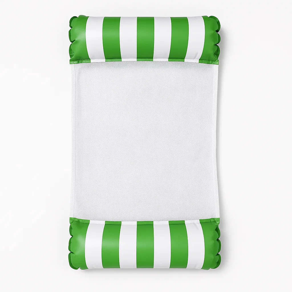 Надувний водний гамак Pool Loungers для басейну та пляжу • Плавальний шезлонг із сіткою та підголівниками