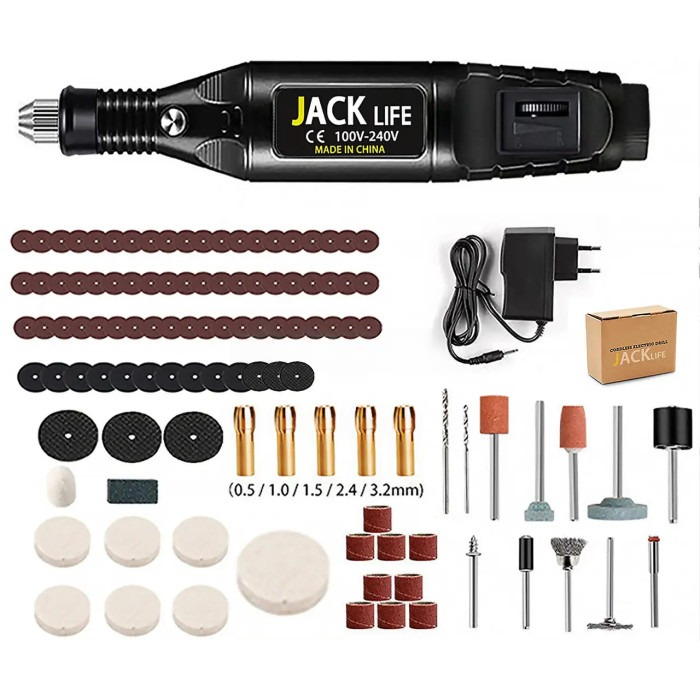 Портативний гравер JANGK LIFE для різання та шліфування 210 інструментів - мініатюра 8