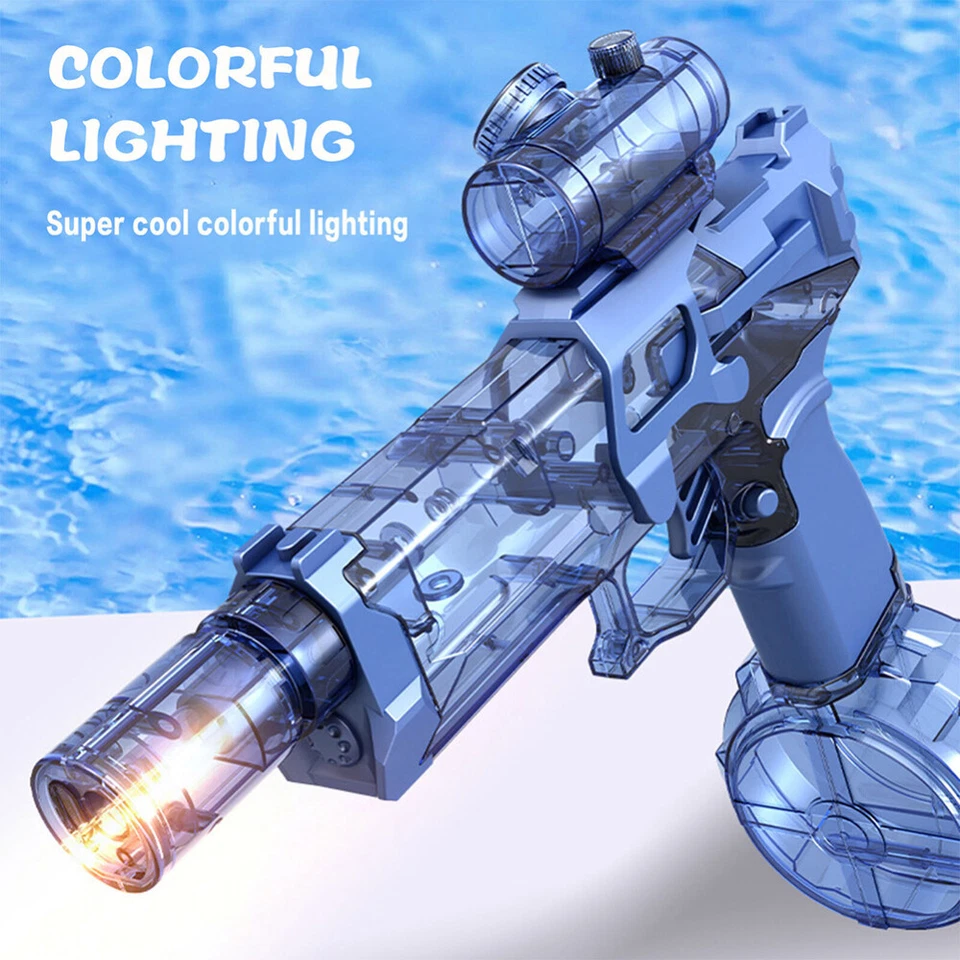 Електричний водяний бластер з акумулятором і великим резервуаром для води - мініатюра 9