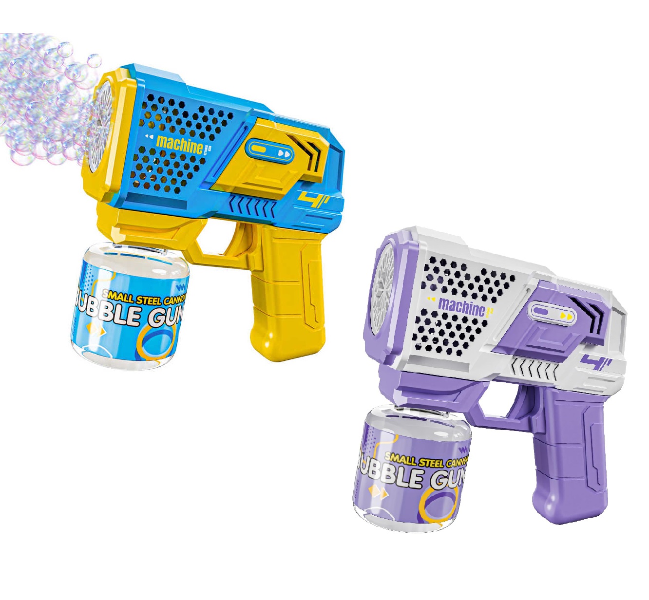 Пістолет генератор мильних бульбашок автоматичний з LED-підсвіткою - мініатюра 8