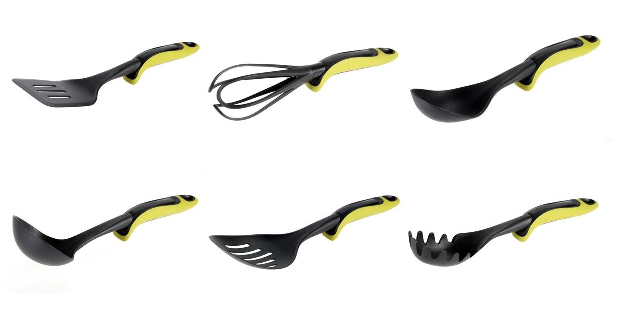 Набір силіконового кухонного приладдя на підставці 7 предметів - мініатюра 7