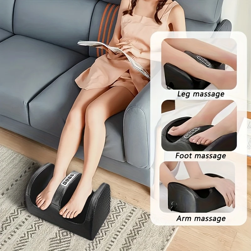 Масажер для ніг і стоп з підігрівом і вібрацією електричний - мініатюра 2