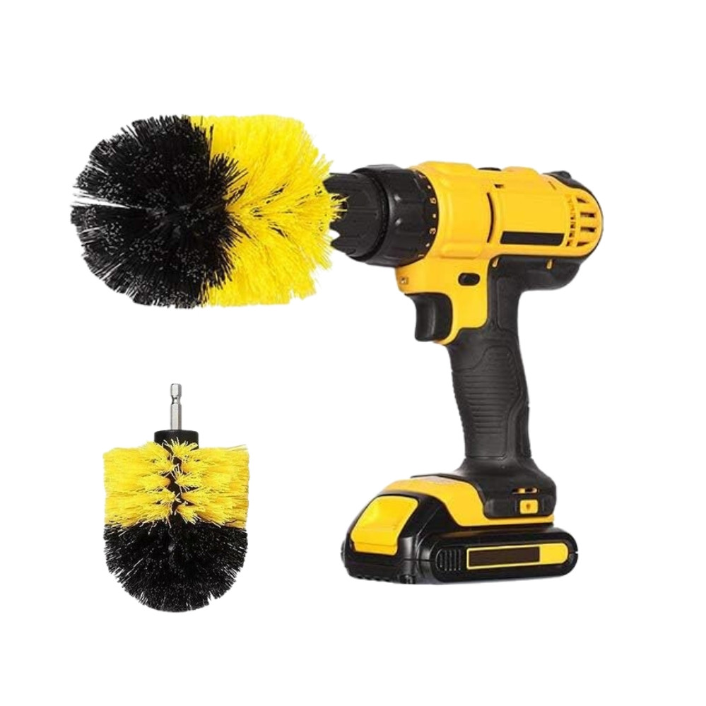 Набір щіток для чищення плитки насадка йоржик на дриль - мініатюра 5