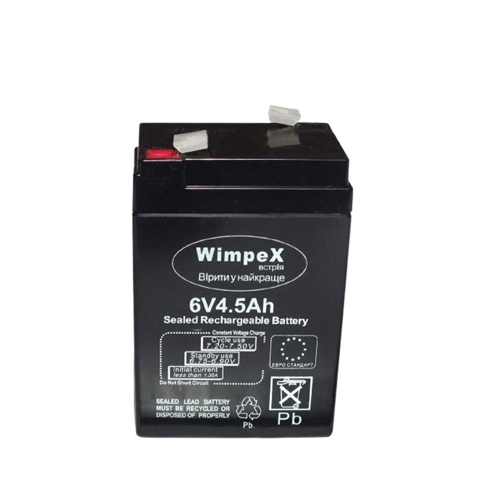 Акумулятор Wimpex WX-645 6V 4.5Ah 2024 - мініатюра 6