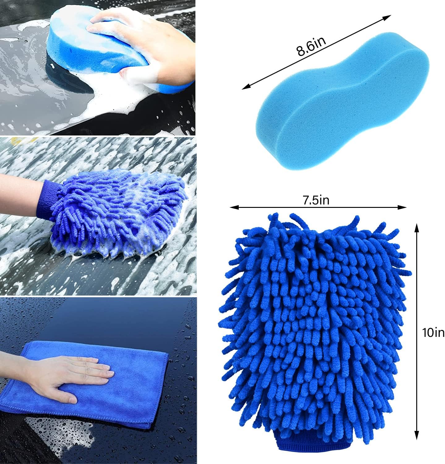 Набір щіток та аксесуарів для комплексного очищення автомобіля 22 в 1 - мініатюра 6