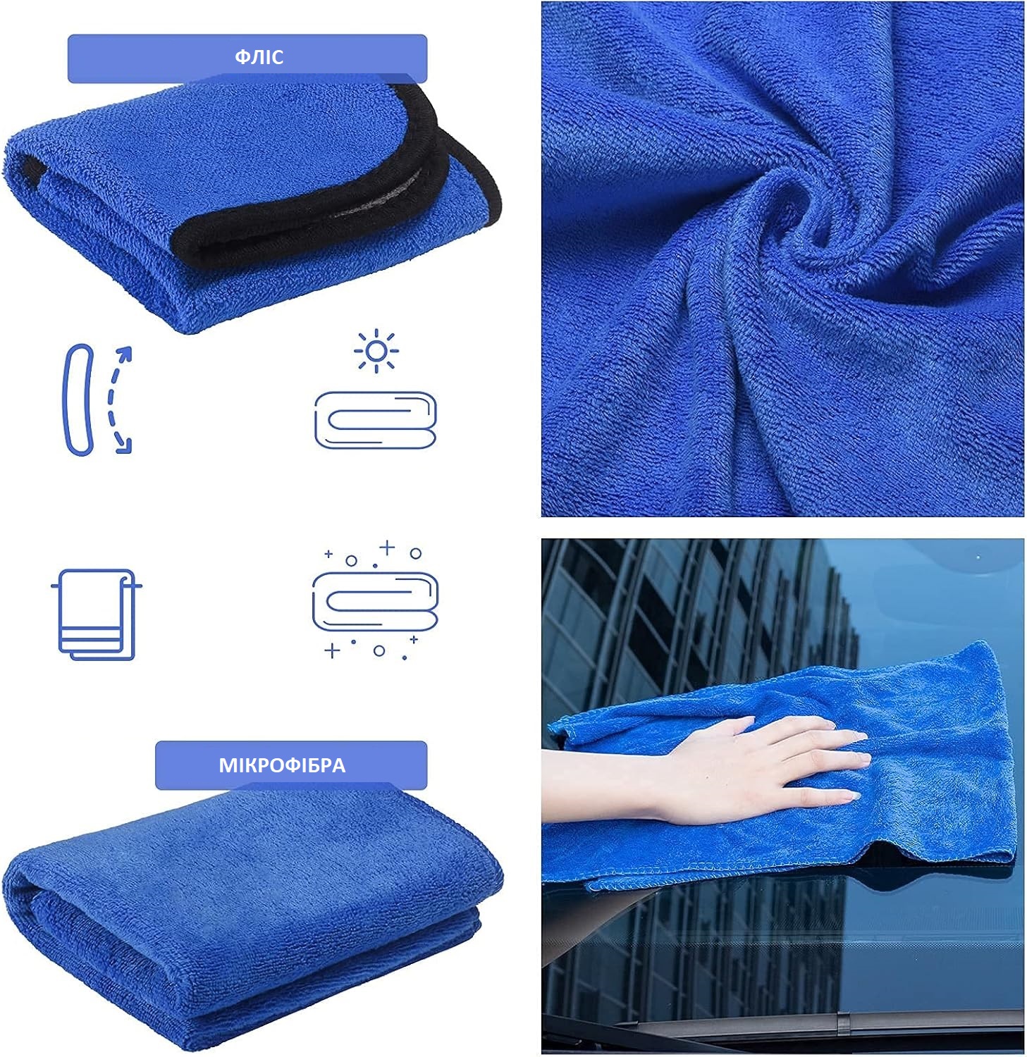 Набір для миття авто 16 в 1 з відром і щітками - мініатюра 10