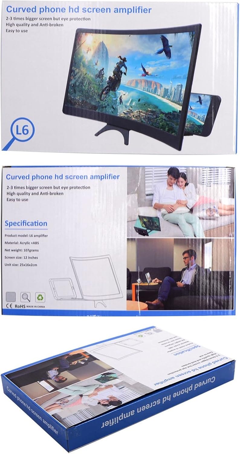 Збільшувач екрана телефону TL-20D 3D 12 дюймів - мініатюра 5