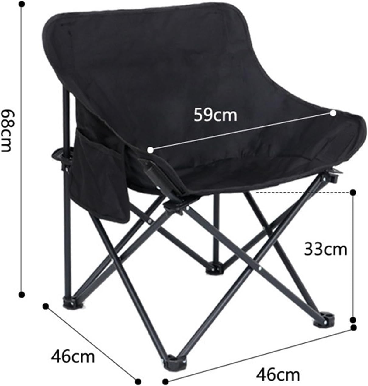 Міцне складане крісло Павук туристичне з укріпленим каркасом - мініатюра 3