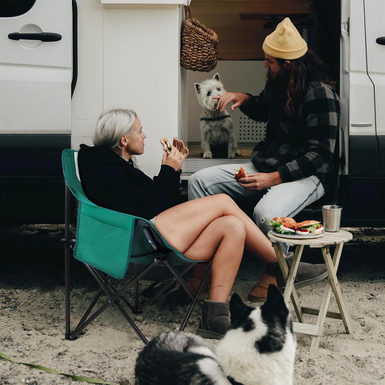 Міцне складане крісло Павук туристичне з укріпленим каркасом - мініатюра 9