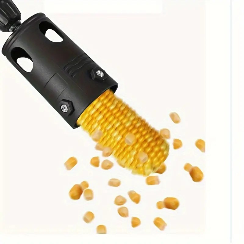 Насадка для очищення кукурудзи на дриль з регульованими зубцями • Автоматичний очищувач качанів для видалення зерен з кукурудзи