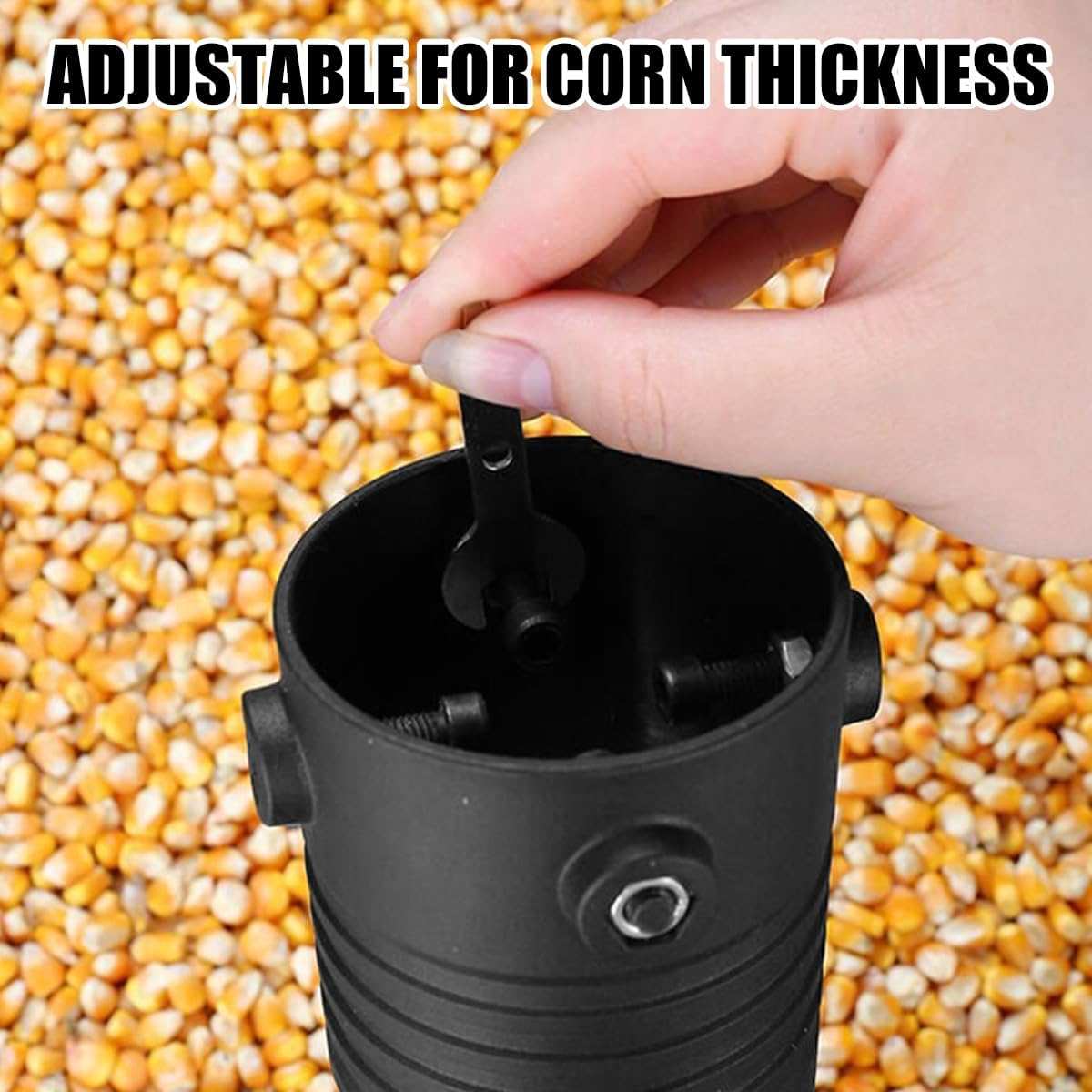 Насадка для очищення кукурудзи на дриль з регульованими зубцями - мініатюра 6