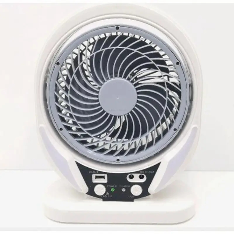 Портативний вентилятор 4в1 із сонячною панеллю (606) - мініатюра 4