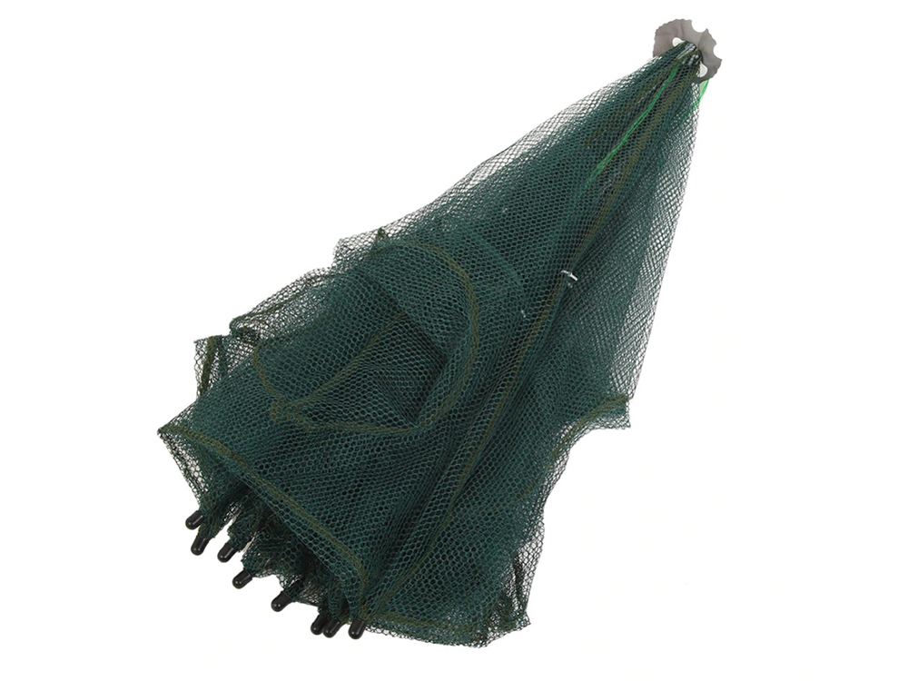 Автоматична рибальська сітка – пастка на 16 отворів для лову риби, раків, креветок ∙ Складана рибальська верша “павук” - мініатюра 3