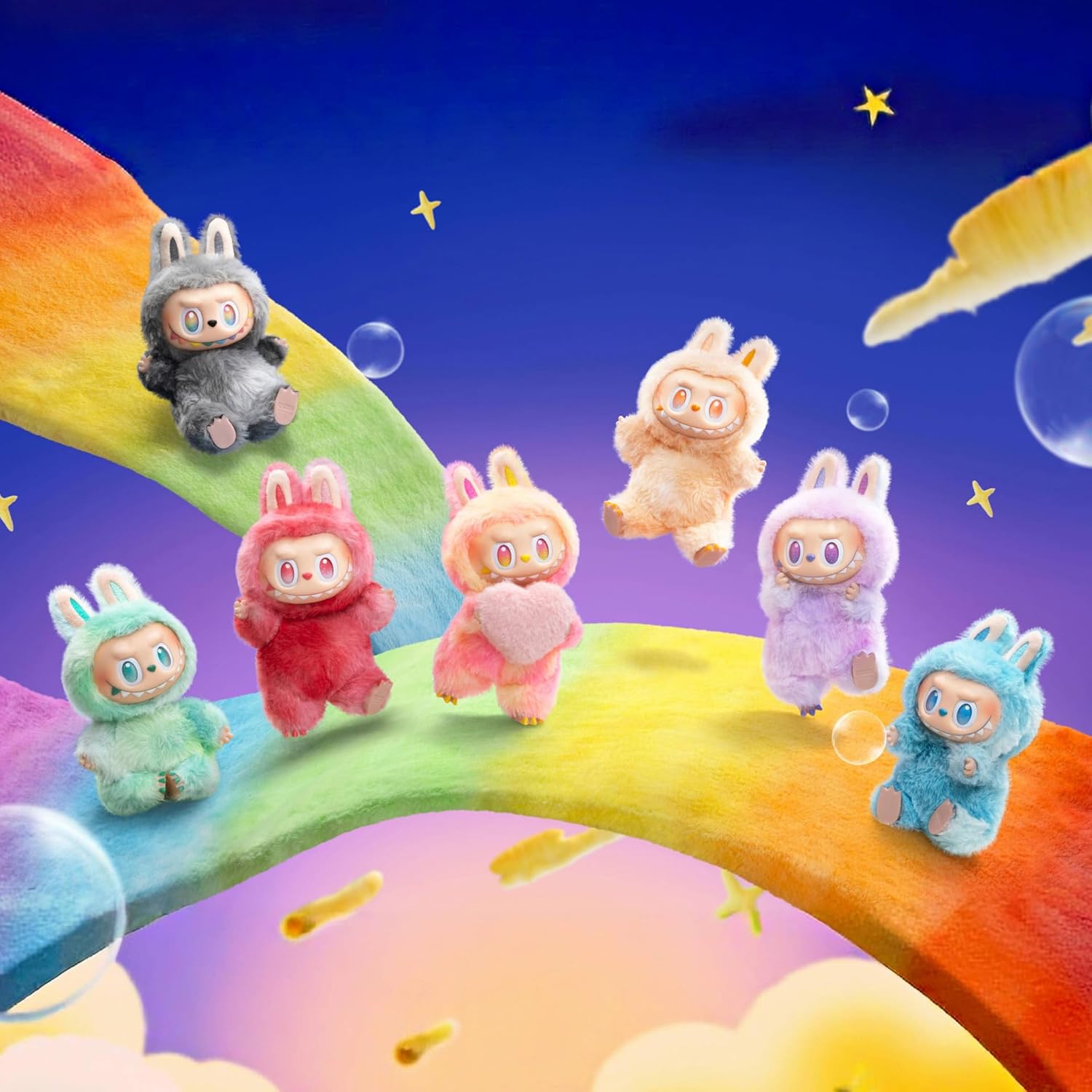 М'який брелок-монстр Labubu Blind Box 17 см у коробці-сюрпризі - мініатюра 5