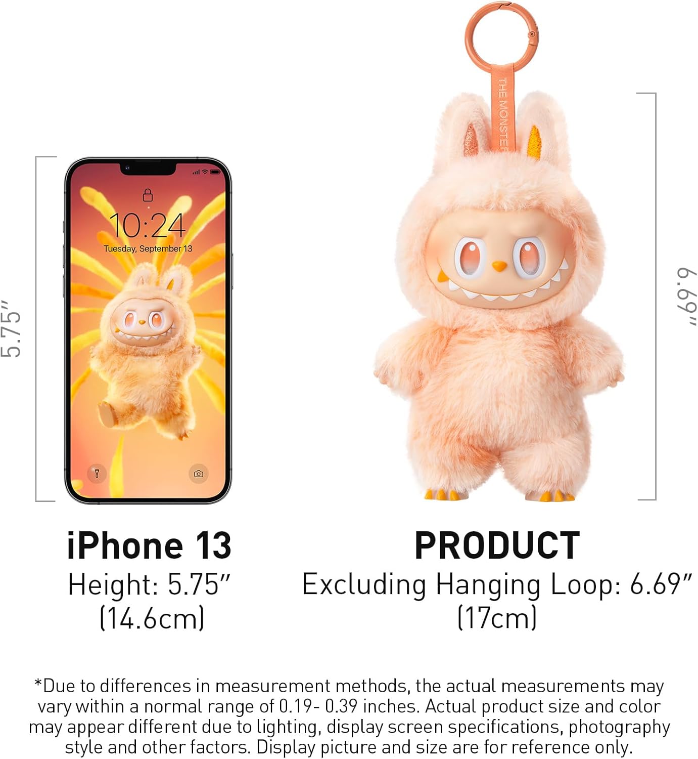 М'який брелок-монстр Labubu Blind Box 17 см у коробці-сюрпризі - мініатюра 8