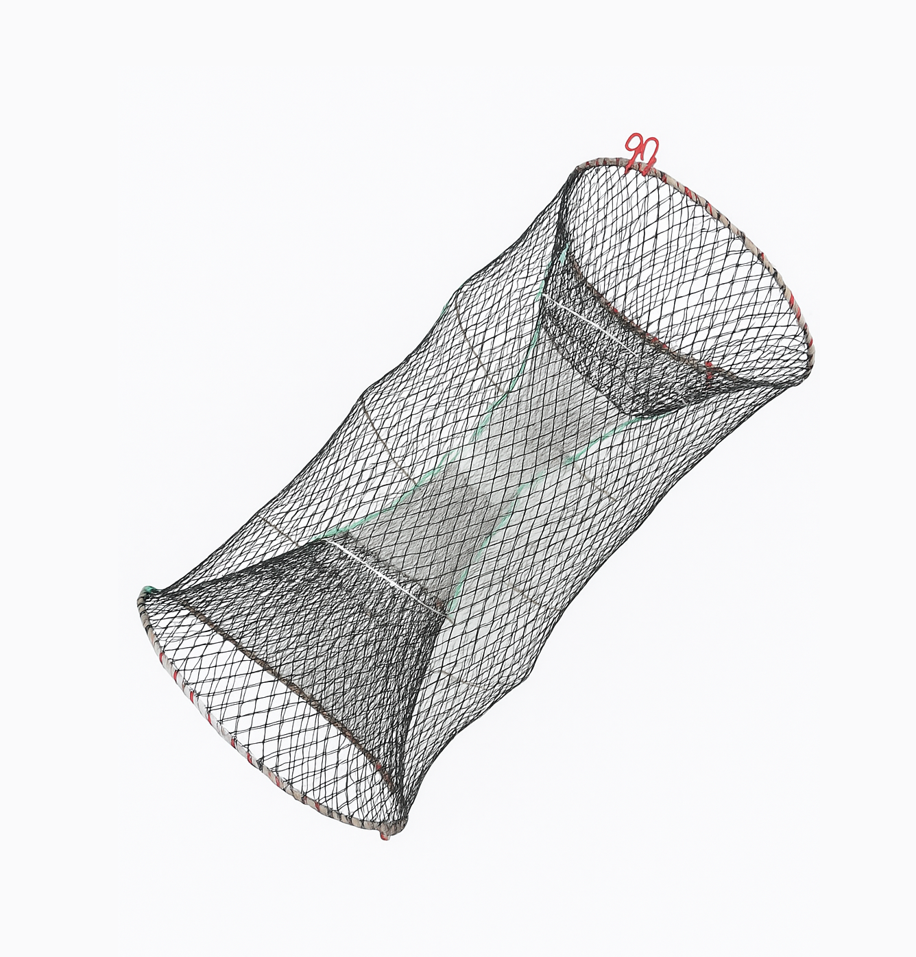Складна пастка раколовка для риби та раків Ø40×88 см з нейлону - мініатюра 6