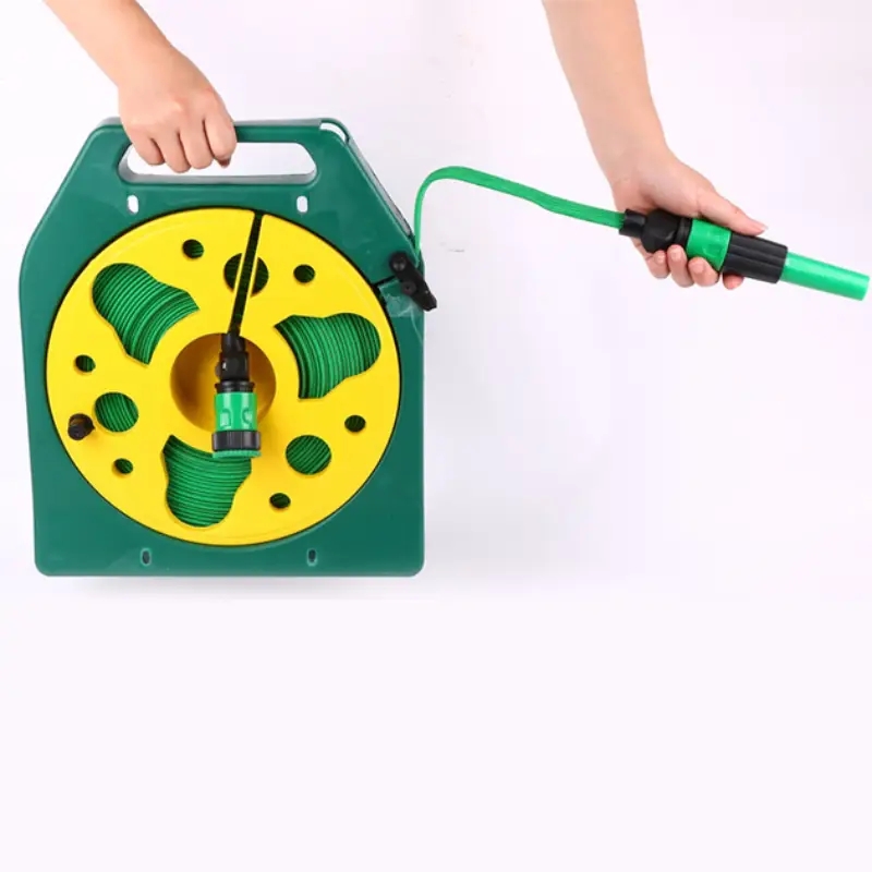 Поливальний шланг BSM 20 м у котушці з розпилювачем - мініатюра 3