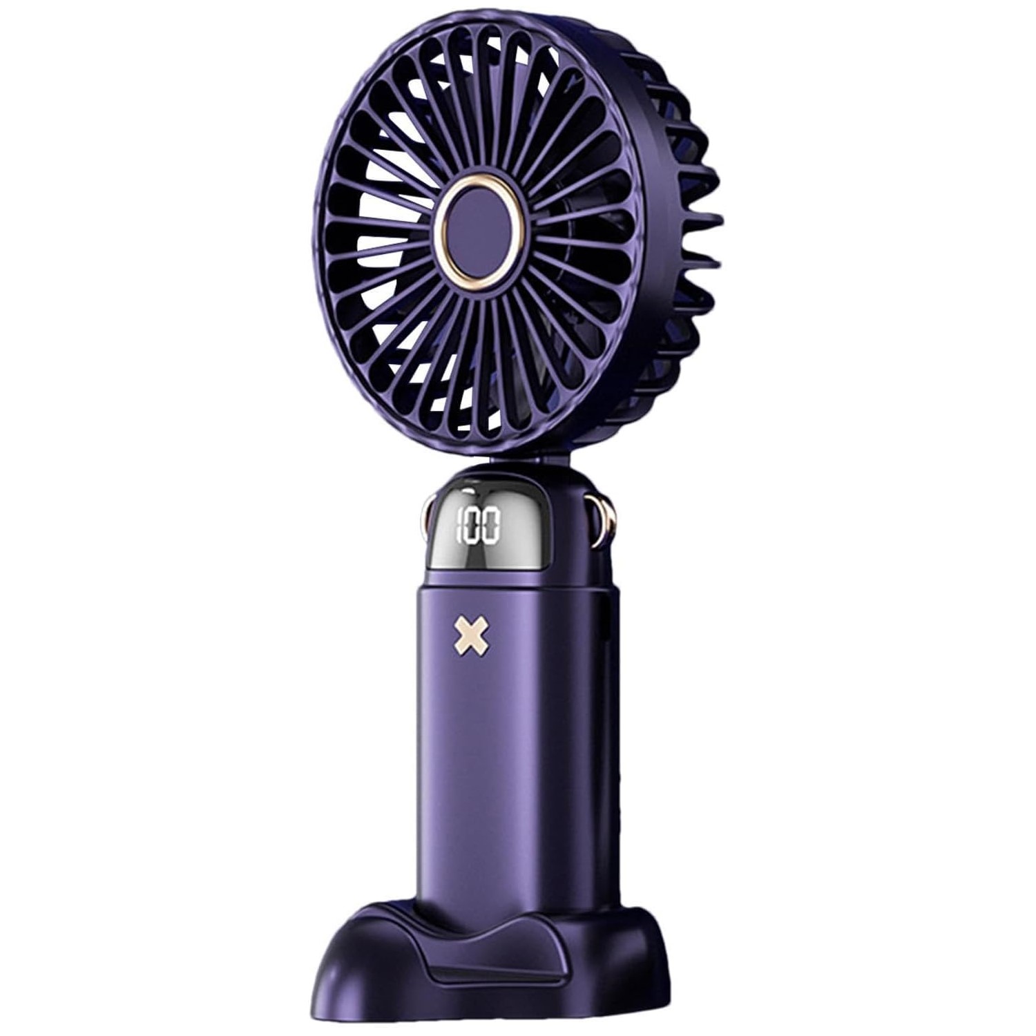 Міні-вентилятор із цифровим дисплеєм і підставкою N15 - мініатюра 4