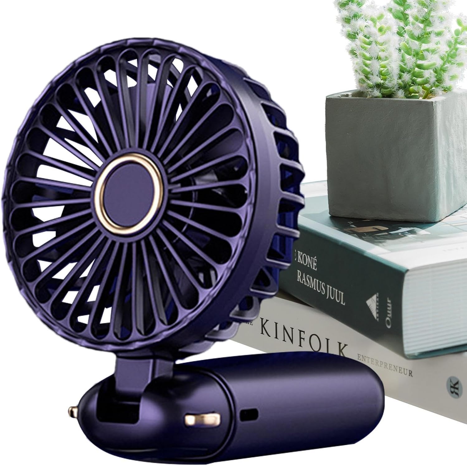 Міні-вентилятор із цифровим дисплеєм і підставкою N15 - мініатюра 5