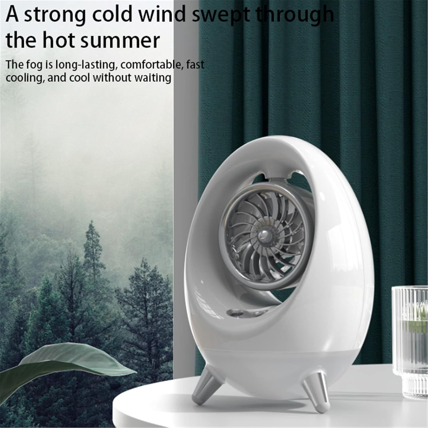 Міні-вентилятор з охолодженням і зволоженням повітря 441-2 - мініатюра 7