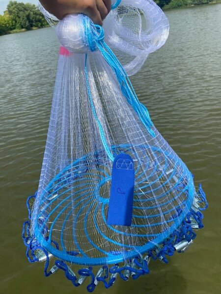 Американська кастингова сітка 1,5 м з кільцем - мініатюра 4