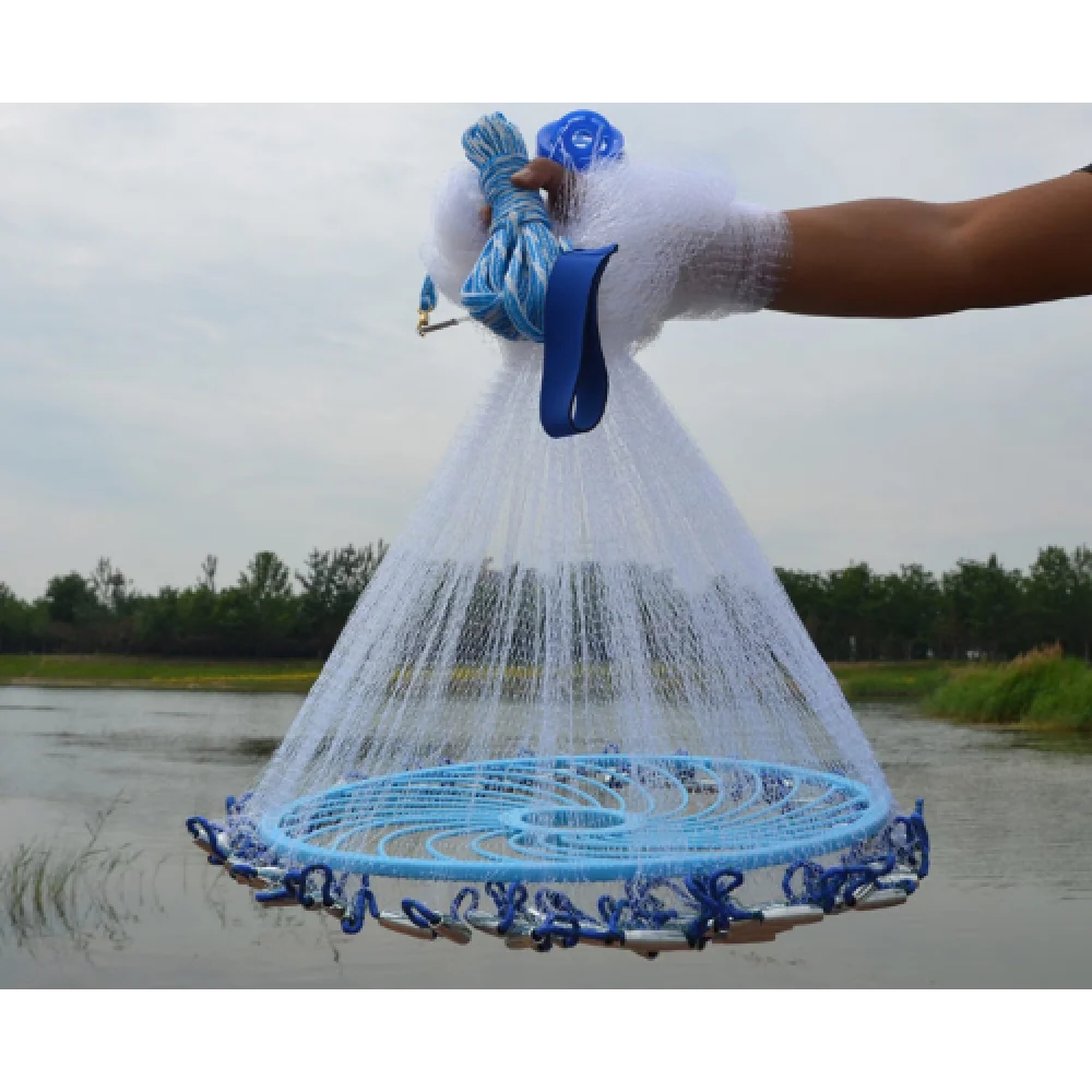 Американська кастингова сітка 1,5 м з кільцем - мініатюра 5