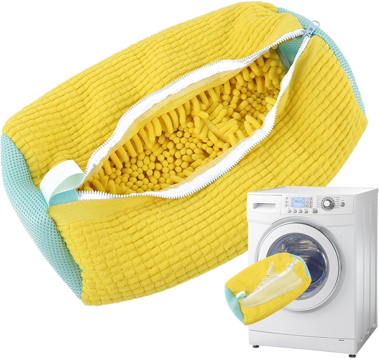 Мішок для прання взуття BauTech 360° із захистом від пошкоджень та шумопоглинанням • Чохол для прання кросівок і спортивного взуття в пральній машині