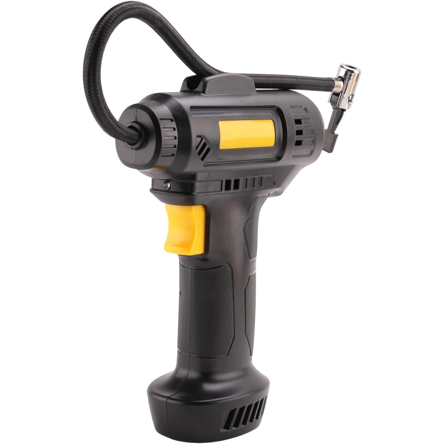 Автомобільний компресор ручний з аналоговим манометром LY-910 - мініатюра 2