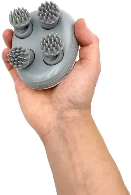 Акумуляторний масажер для голови Smart Scalp • Бездротовий міні масажер для росту волосся та зняття напруги