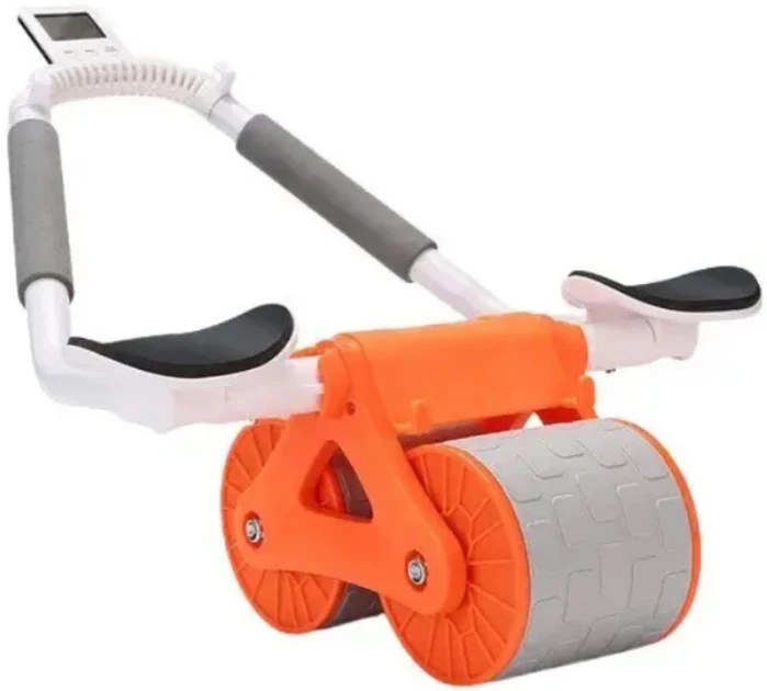 Тренажер-ролик для мышц пресса с упором для локтей и таймером - мініатюра 6