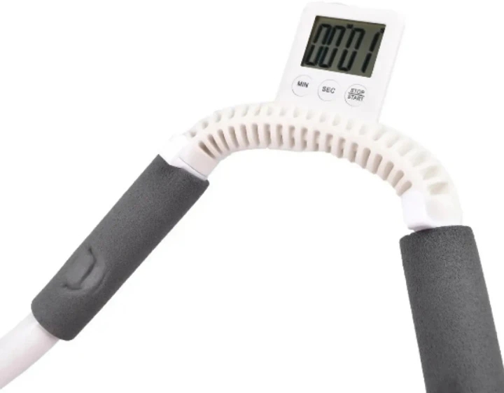 Тренажер-ролик для мышц пресса с упором для локтей и таймером - мініатюра 8