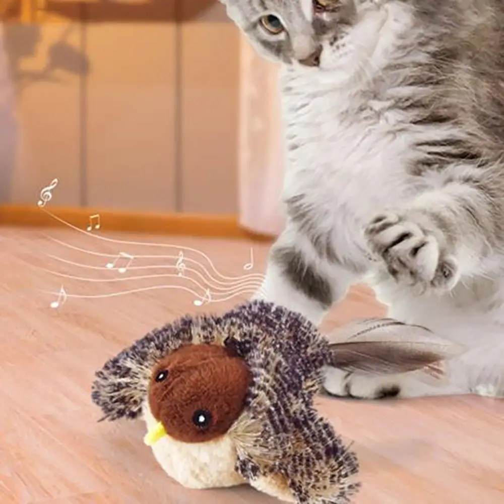 Інтерактивна іграшка «Пташка» для котів з USB зарядкою - мініатюра 3