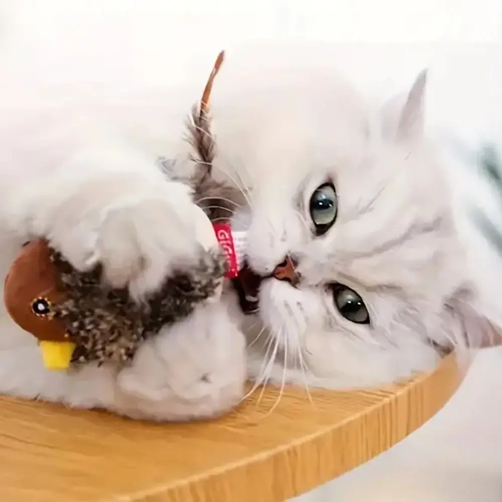 Інтерактивна іграшка «Пташка» для котів з USB зарядкою - мініатюра 6